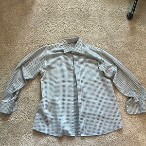 Mens Gray dress shirt size large